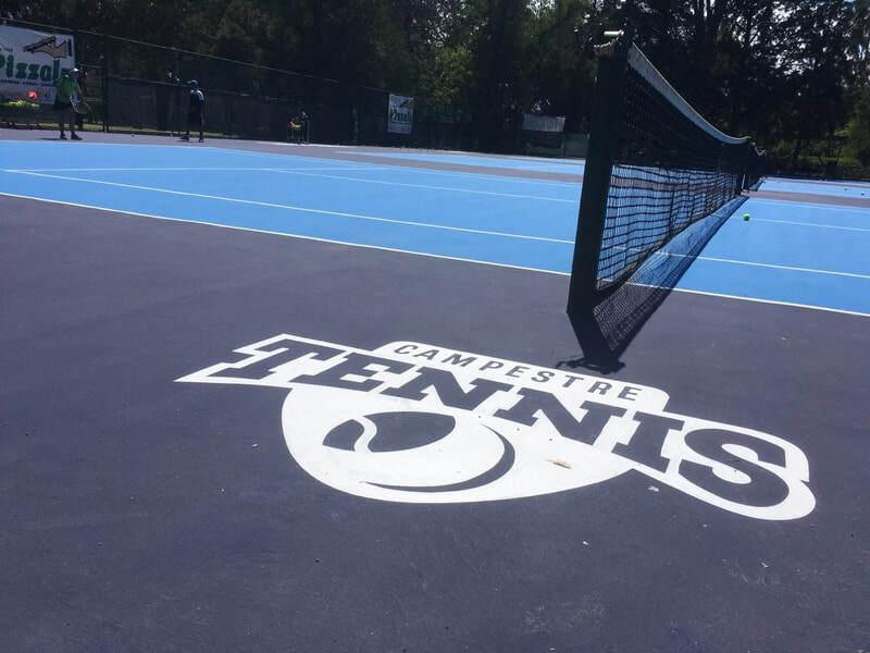 Cancha de Tenis superficie Dura Pisando Fuerte
