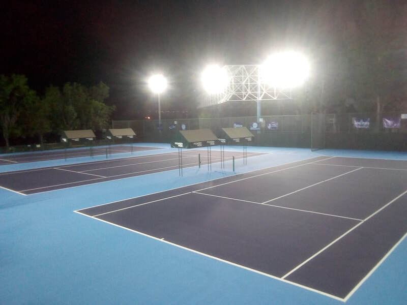 Cancha de Tenis superficie Dura Pisando Fuerte